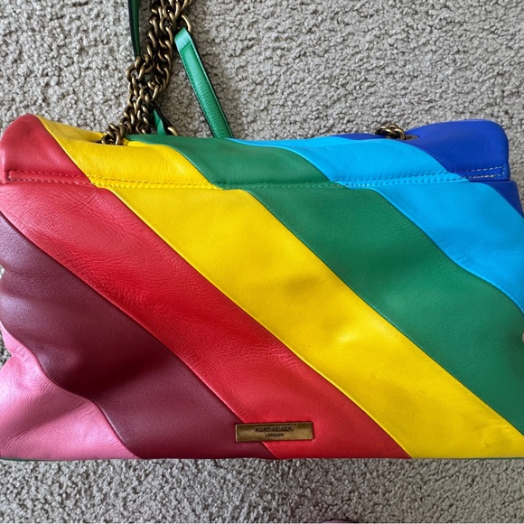 Kurt Geiger London XXL Kensington Rainbow Stripe 🌈 - Picture 4 of 8